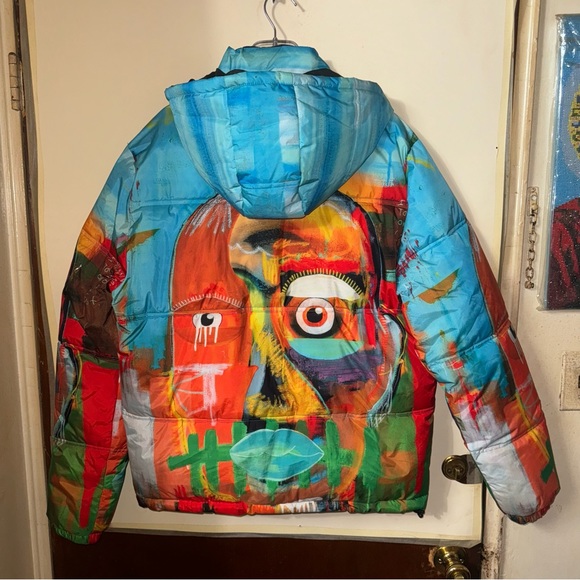 TANGO HOTEL SELF PORTRAIT PUFFER JACKET Men Size Medium - Picture 8 of 13